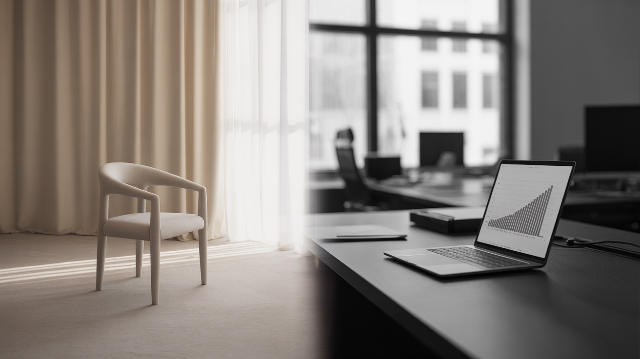 Split comparison showing traditional content marketing approach versus direct response blogging approach, two philosophies