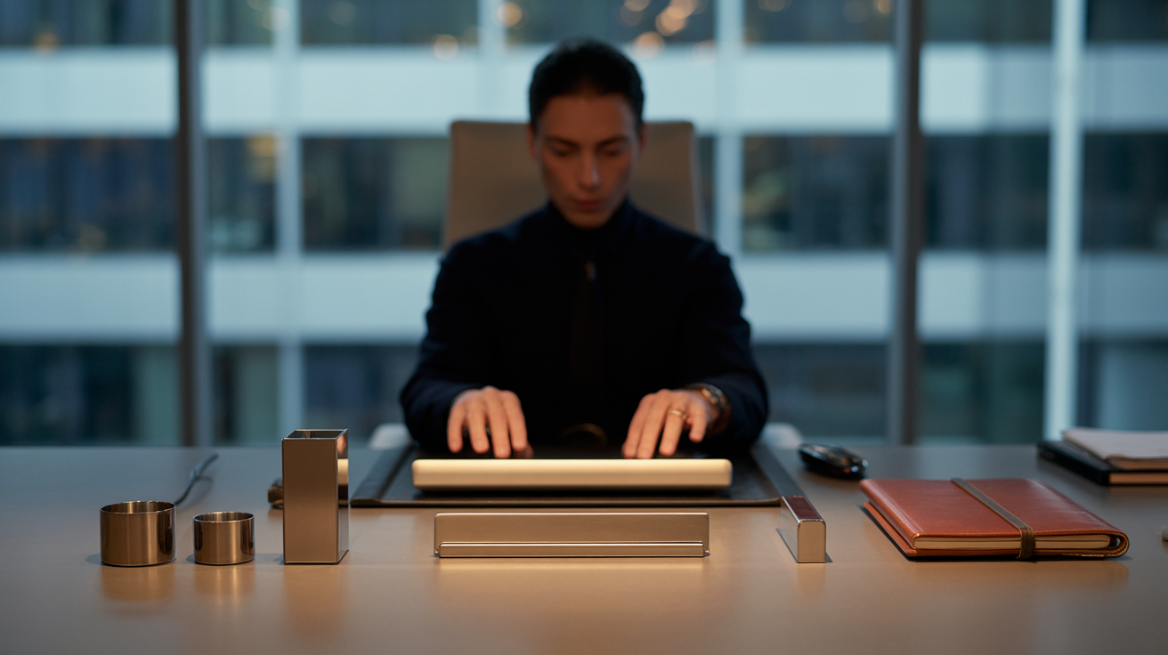 Copywriter auditing sales page with corrections marked for conversion optimization