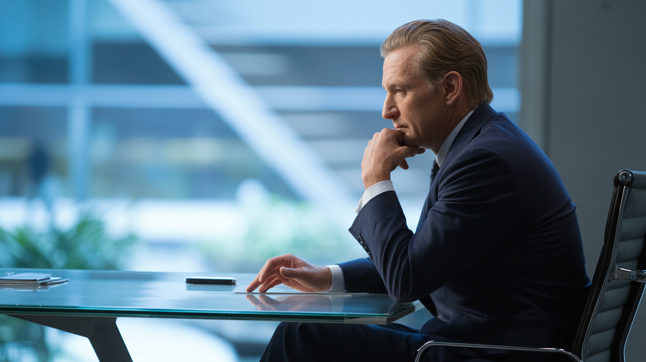 Consultant writing thought leadership article on LinkedIn with engagement metrics and comments visible