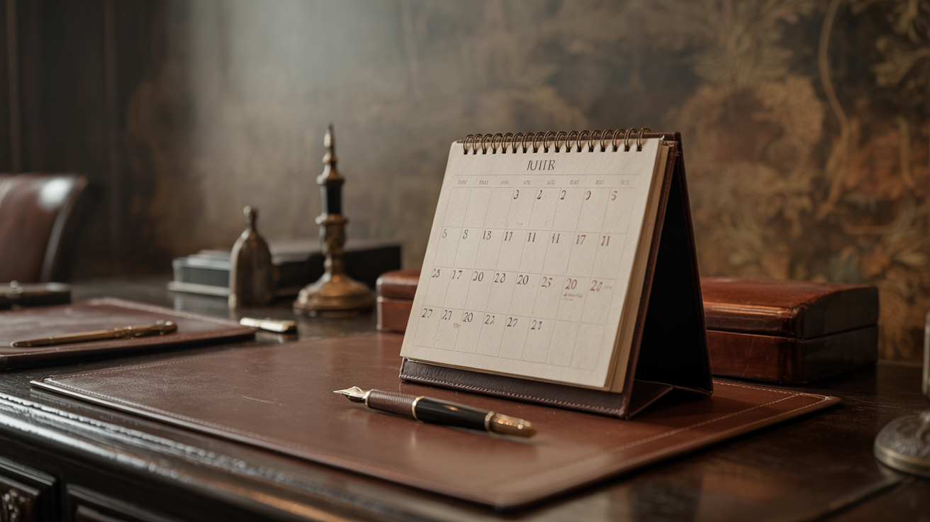 Writer publishing consistently with calendar showing daily streak, atomic essays and compound content creation