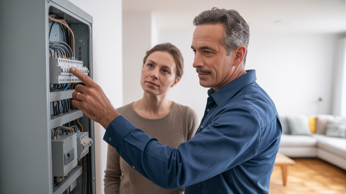 Electrician connecting with customers through helpful content