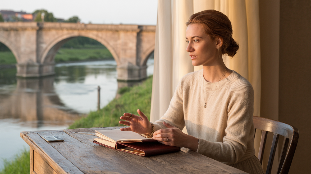 Writer crafting a story that creates belief change