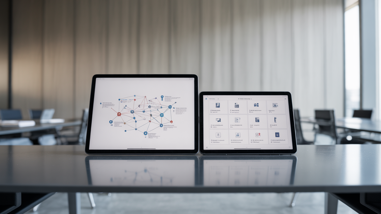 Side-by-side comparison of LinkedIn article and post formats showing different engagement patterns and use cases