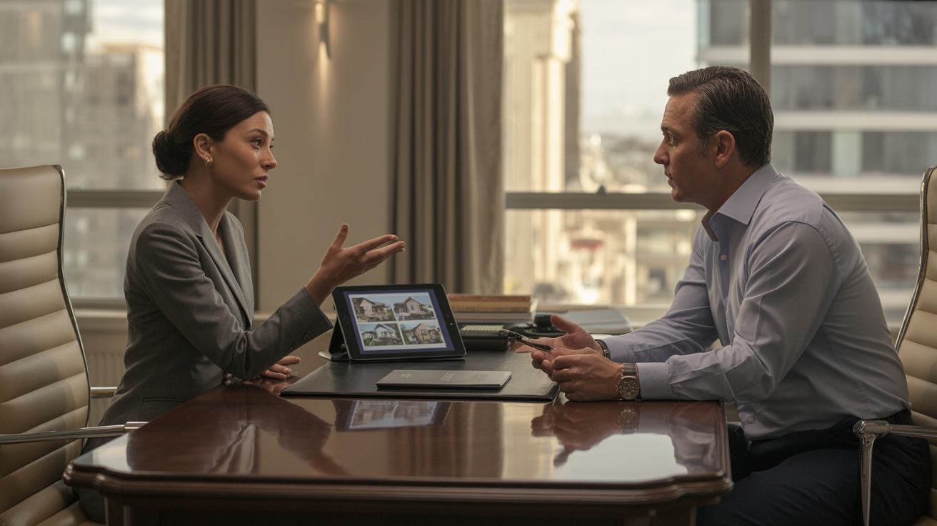 Property manager connecting with property owners