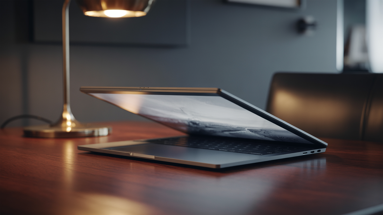 Email sales letter on laptop screen with compelling subject line and opening hook