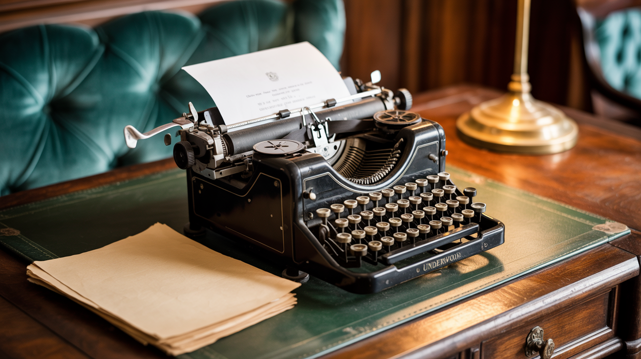 Classic direct mail sales letter with handwritten elements and compelling headline, vintage meets modern copywriting