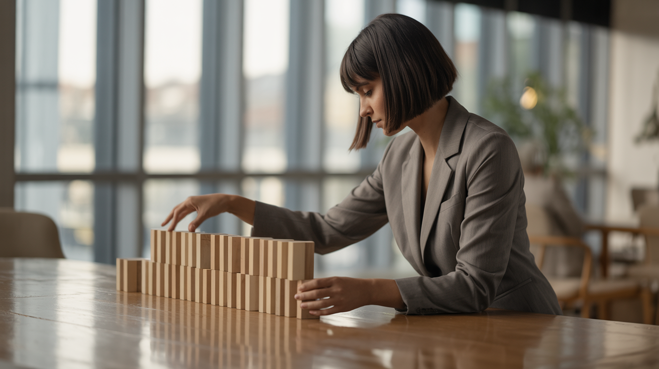 Writer structuring testimonial using Star-Chain-Hook framework