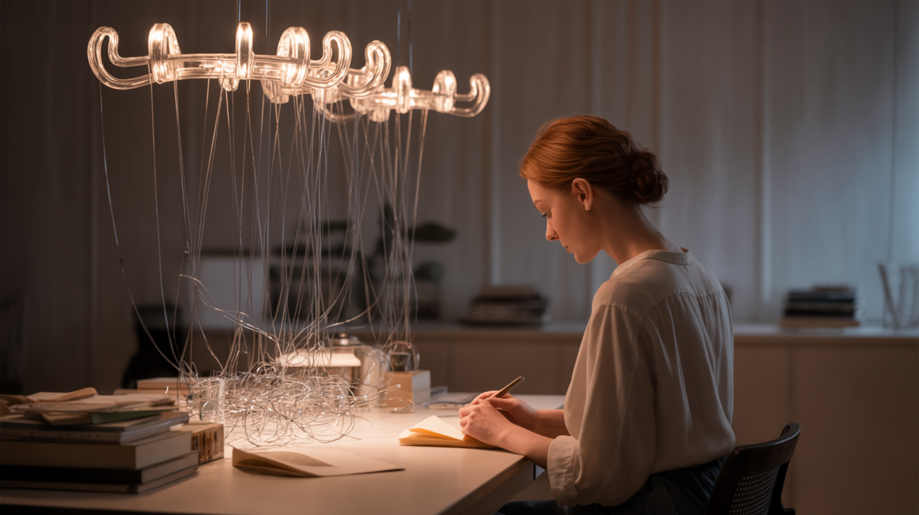 Writer creating tension with open loops that pull readers forward