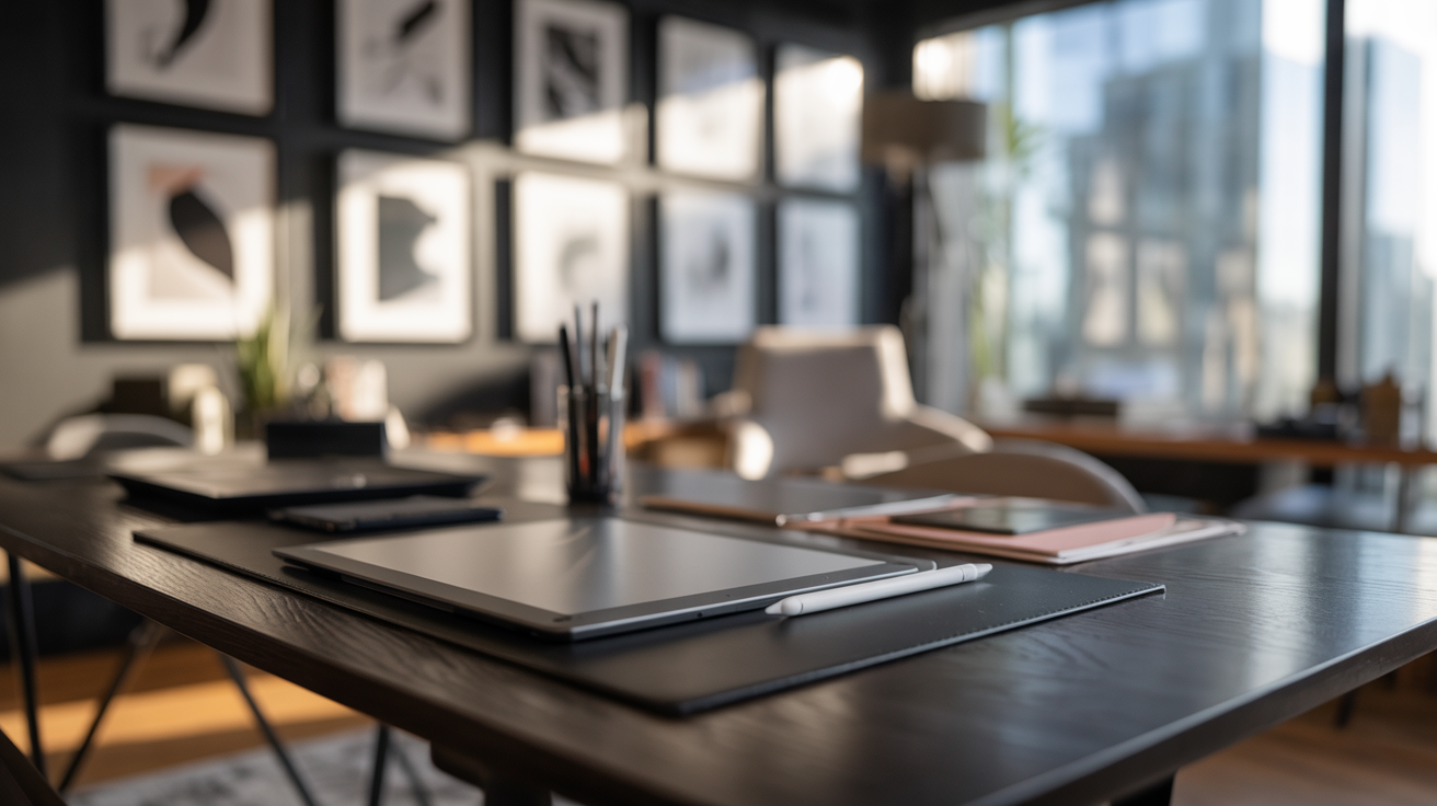 YouTube thumbnail being designed with bold readable text and high contrast colors for maximum click-through rate